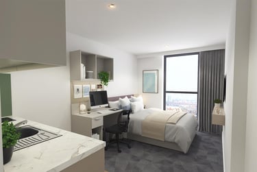 1 bed studio, Broad Lane, Netherthorpe, Sheffield, S14BT - Image 1